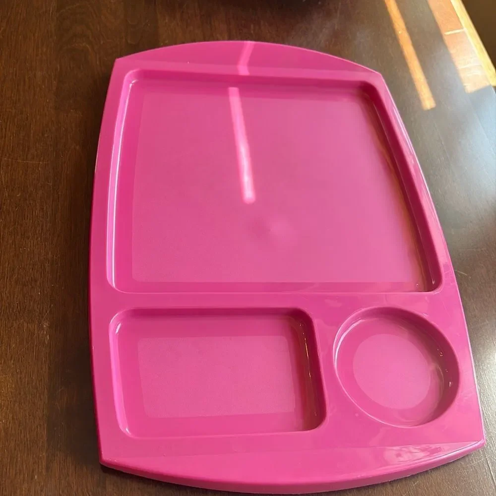 4 Fremware Divided Plastic Lunch Trays